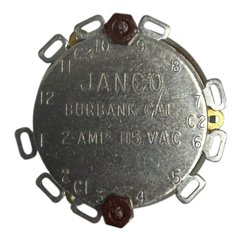 97-2118-1 Janco Burbank Rotary Switch 5930-01-218-6011
